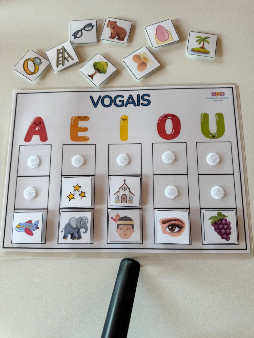 Prancha- Com que letra começa? (vogais) - Imagem 2