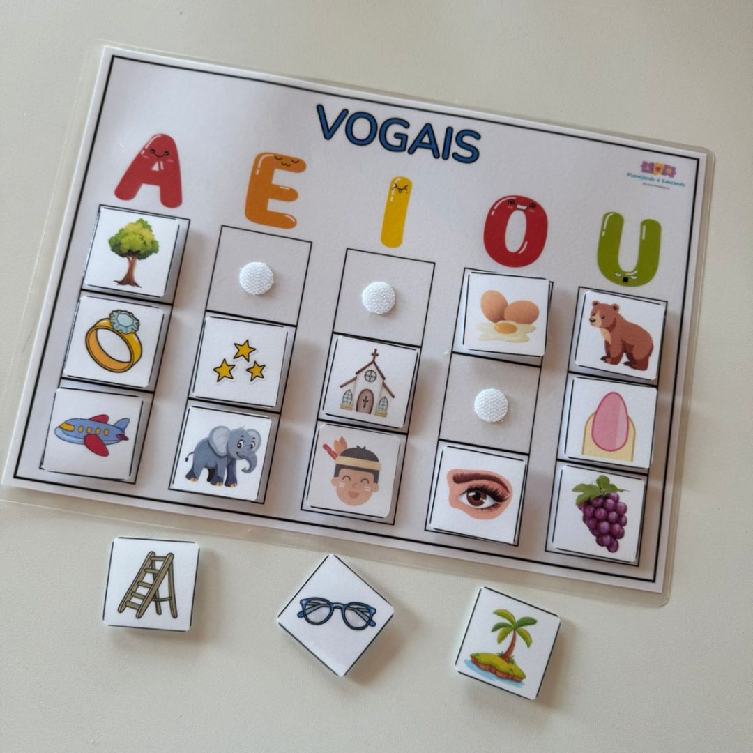 Prancha- Com que letra começa? (vogais)